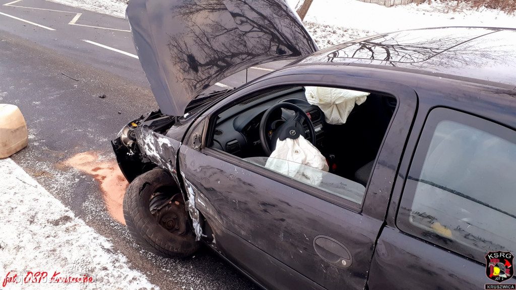 Wypadek w Rożniatach pod Kruszwicą
