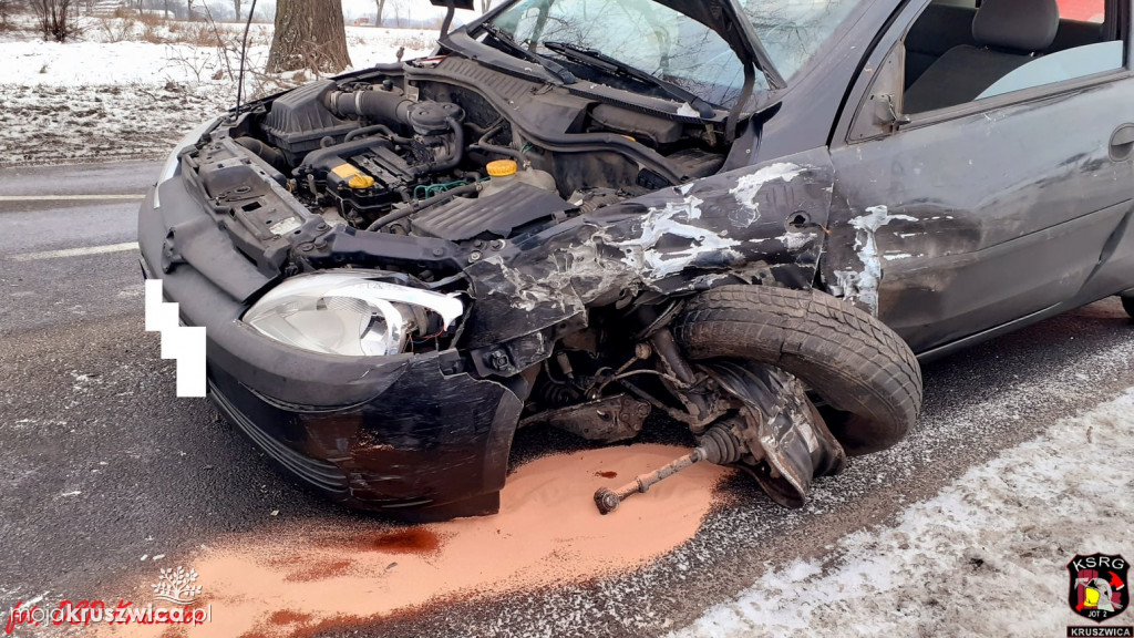 Wypadek w Rożniatach pod Kruszwicą