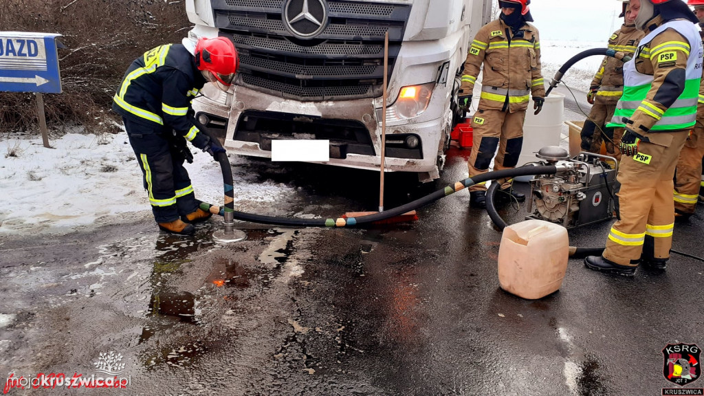Wypadek w Rożniatach pod Kruszwicą