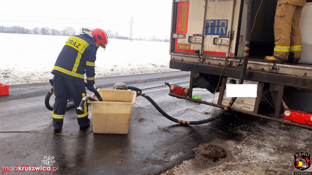 Wypadek w Rożniatach pod Kruszwicą