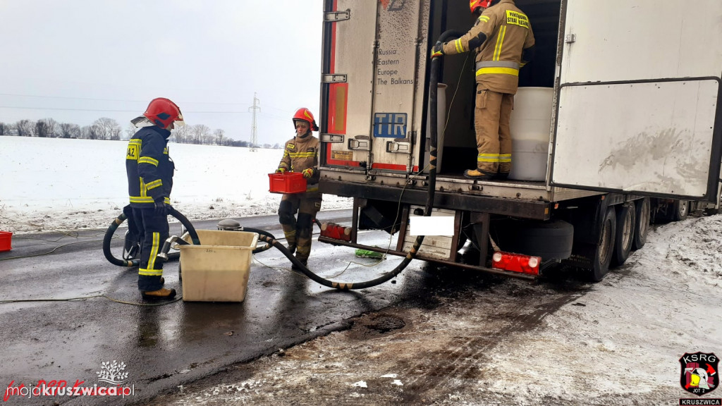 Wypadek w Rożniatach pod Kruszwicą