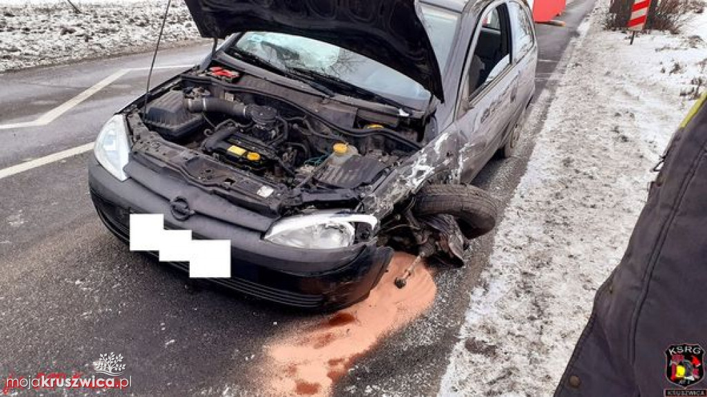 Wypadek w Rożniatach pod Kruszwicą