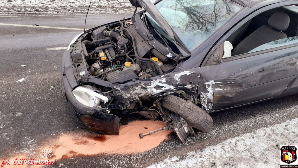 Wypadek w Rożniatach pod Kruszwicą