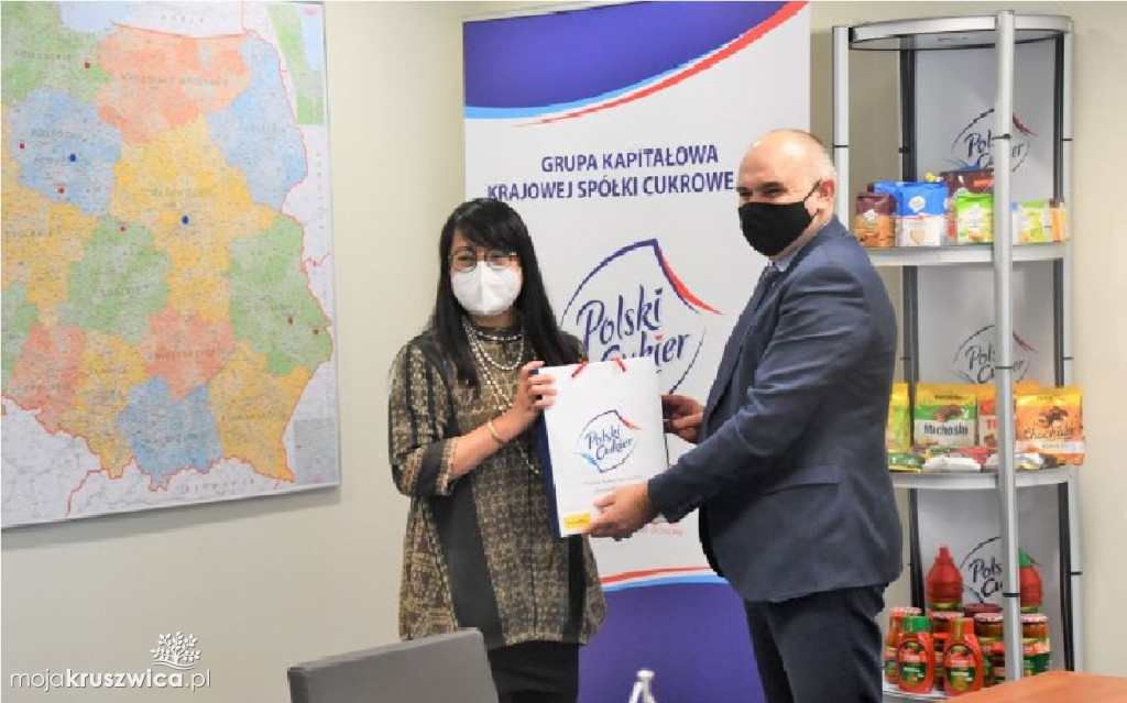Indonezyjsko-polska współpraca. Ambasadorka Siti Nugraha Mauludiah spotkała się z Markiem Derezińskim