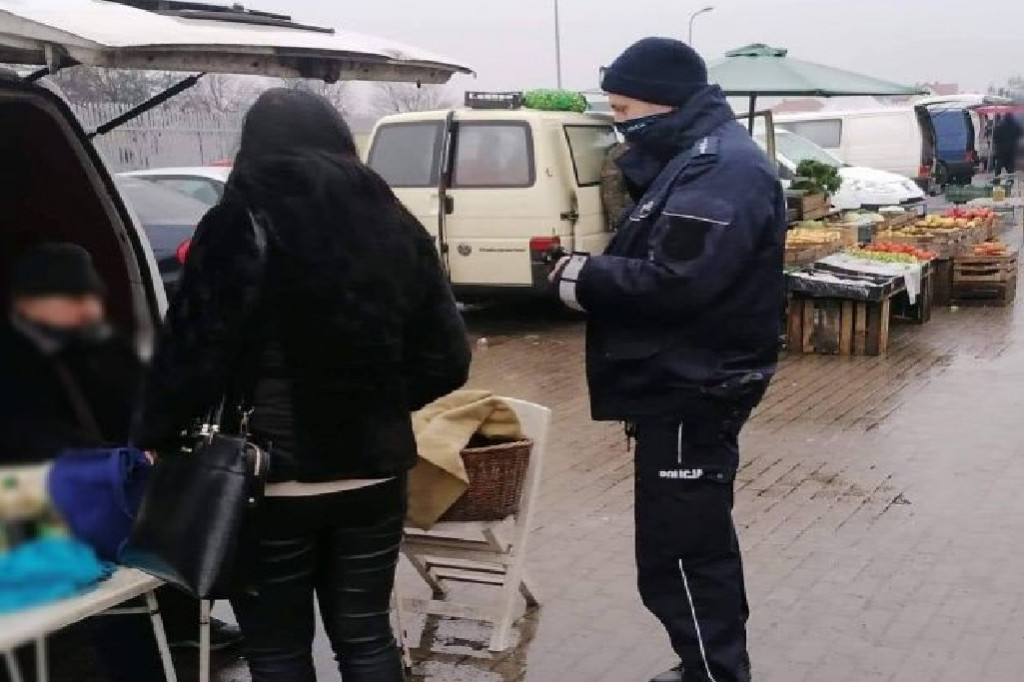 Policyjne kontrole na targowiskach w regionie m.in. w Kruszwicy