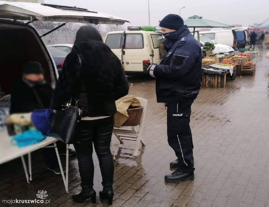 Policyjne kontrole na targowiskach w regionie m.in. w Kruszwicy