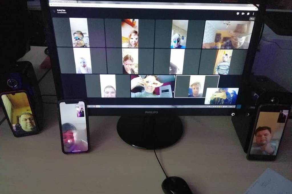 Zabawa karnawałowa on-line Środowiskowy Dom Samopomocy w Kruszwicy