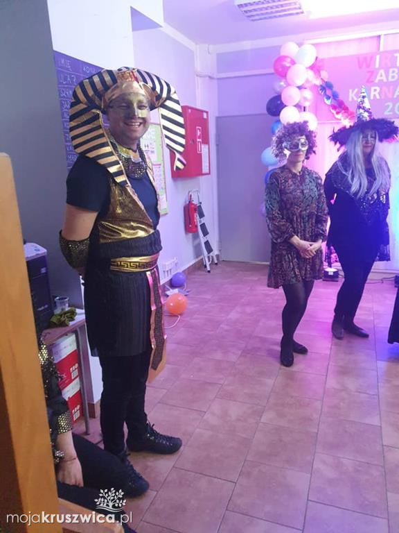 Zabawa karnawałowa on-line Środowiskowy Dom Samopomocy w Kruszwicy