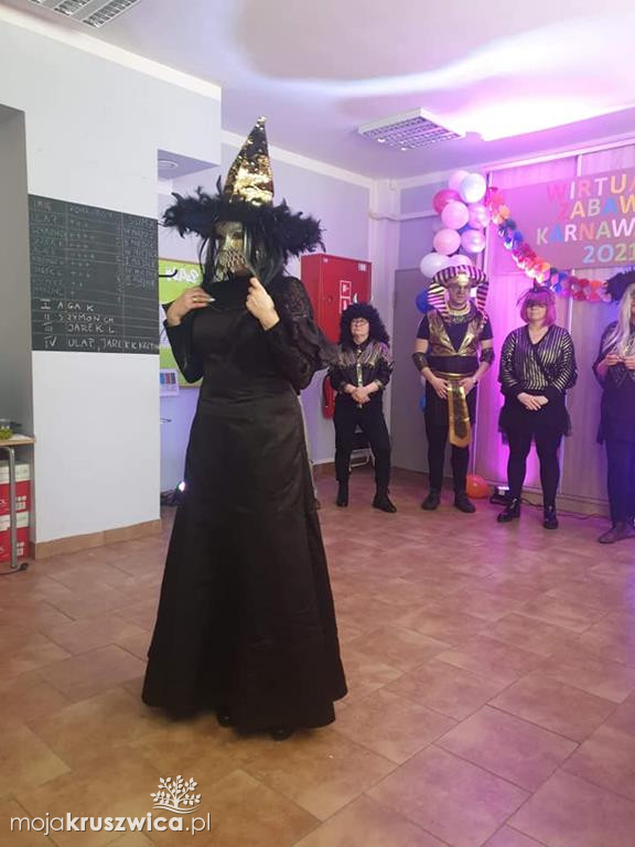 Zabawa karnawałowa on-line Środowiskowy Dom Samopomocy w Kruszwicy