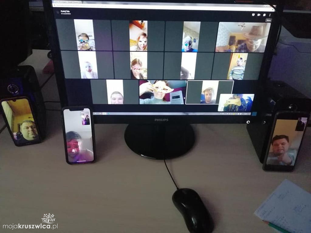 Zabawa karnawałowa on-line Środowiskowy Dom Samopomocy w Kruszwicy