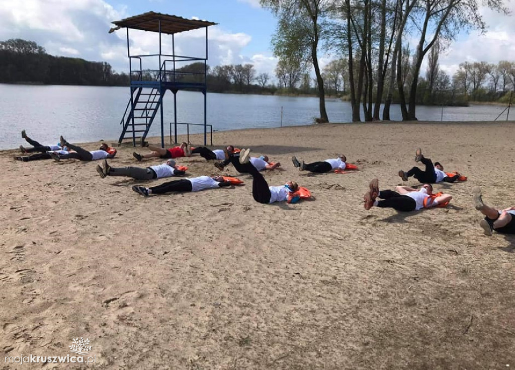  Nad Gopłem trwają ćwiczenia ratowników w ramach projektu
