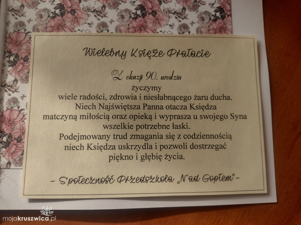Ksiądz prałat Stanisław Pohl obchodził swoje 90. urodziny
