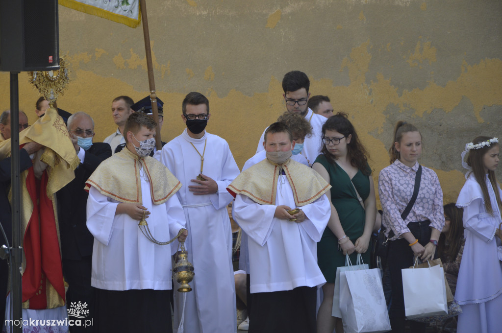 Procesja Bożego Ciała w parafii św. Teresy od Dzieciątka Jezus w Kruszwicy