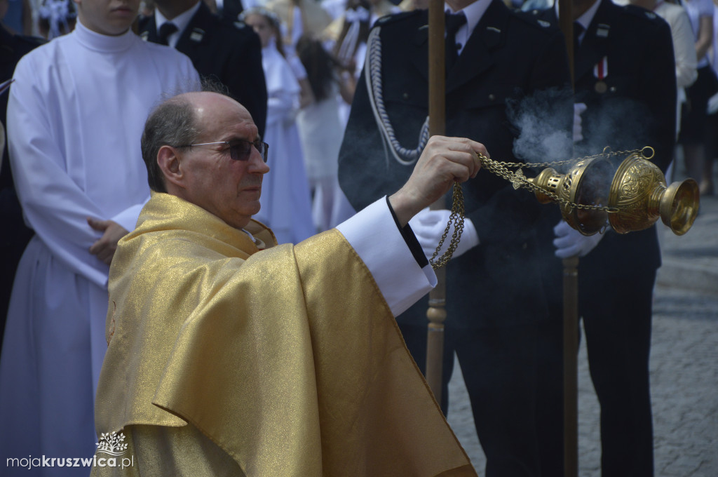 Procesja Bożego Ciała w parafii św. Teresy od Dzieciątka Jezus w Kruszwicy