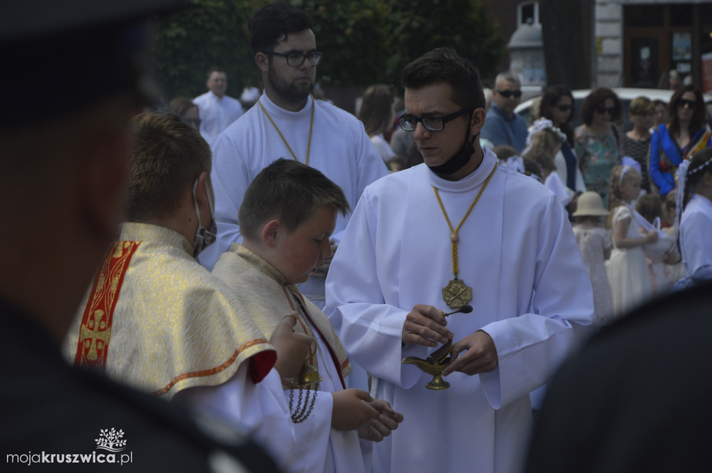 Procesja Bożego Ciała w parafii św. Teresy od Dzieciątka Jezus w Kruszwicy