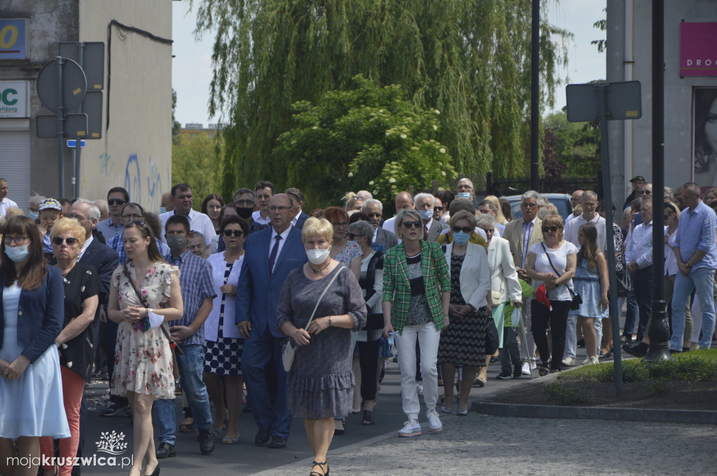 Procesja Bożego Ciała w parafii św. Teresy od Dzieciątka Jezus w Kruszwicy