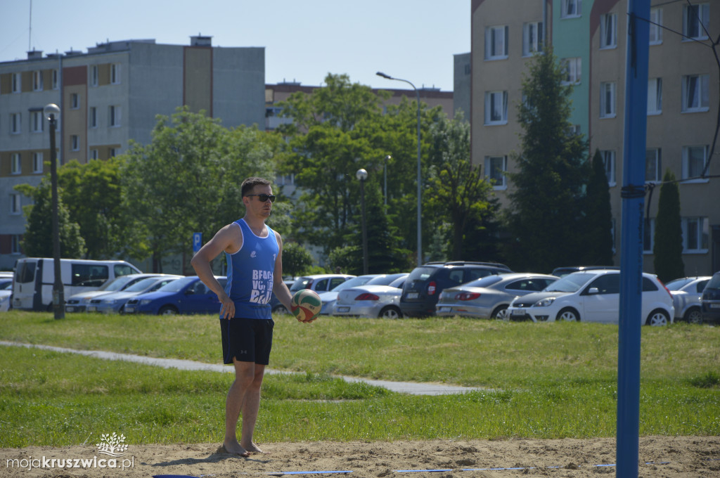  Na Zagoplu rywalizują w ramach Gminnego Turnieju Siatkówki Plażowej Mężczyzn 