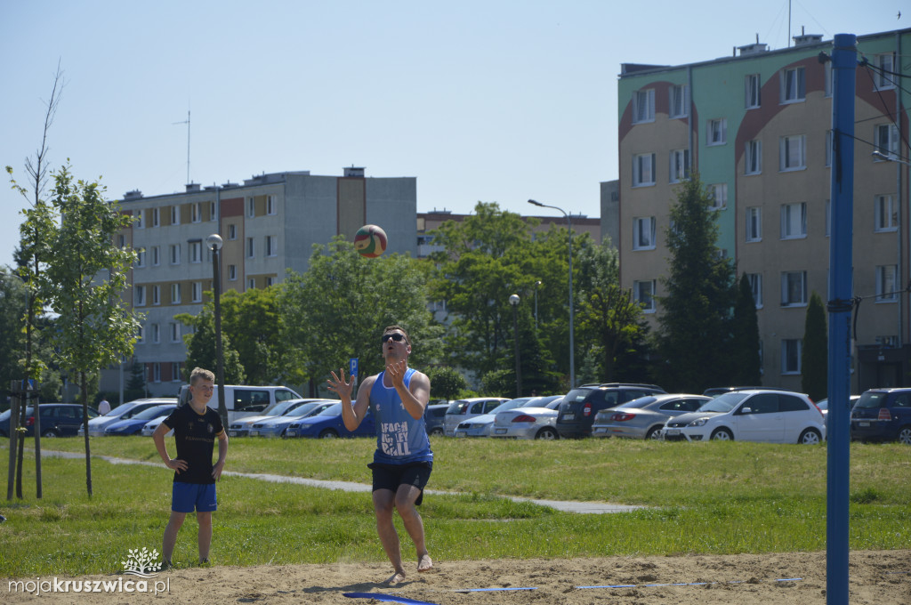 Na Zagoplu rywalizują w ramach Gminnego Turnieju Siatkówki Plażowej Mężczyzn 