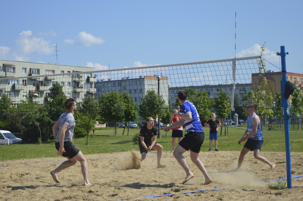  Na Zagoplu rywalizują w ramach Gminnego Turnieju Siatkówki Plażowej Mężczyzn 