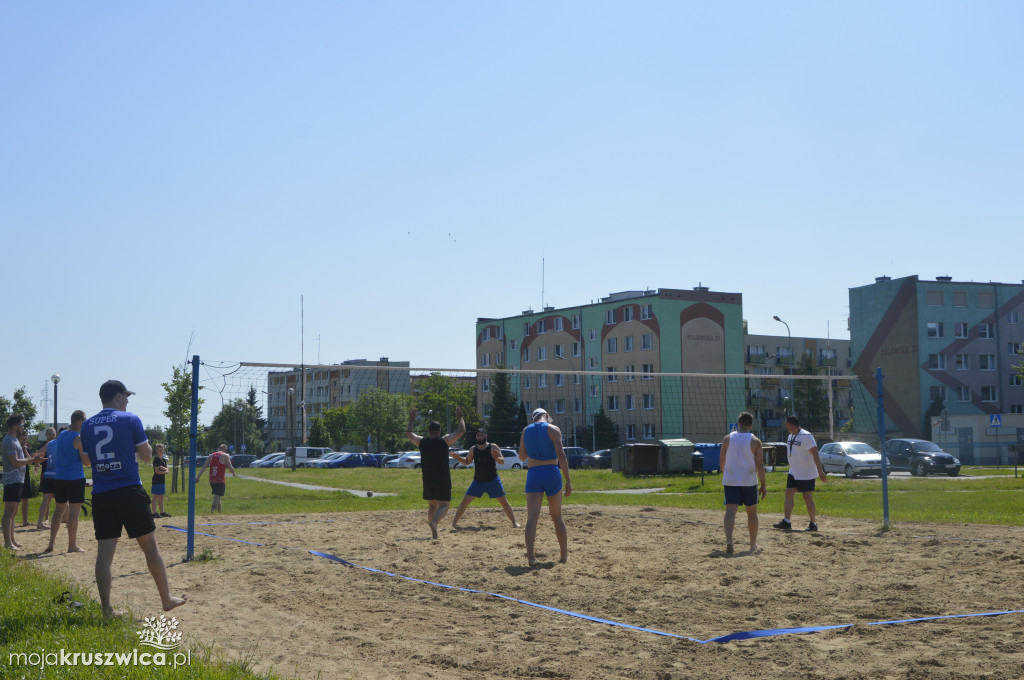  Na Zagoplu rywalizują w ramach Gminnego Turnieju Siatkówki Plażowej Mężczyzn 