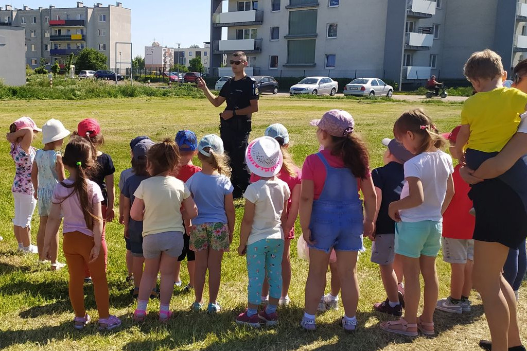 Z przedszkolakami o bezpieczeństwie