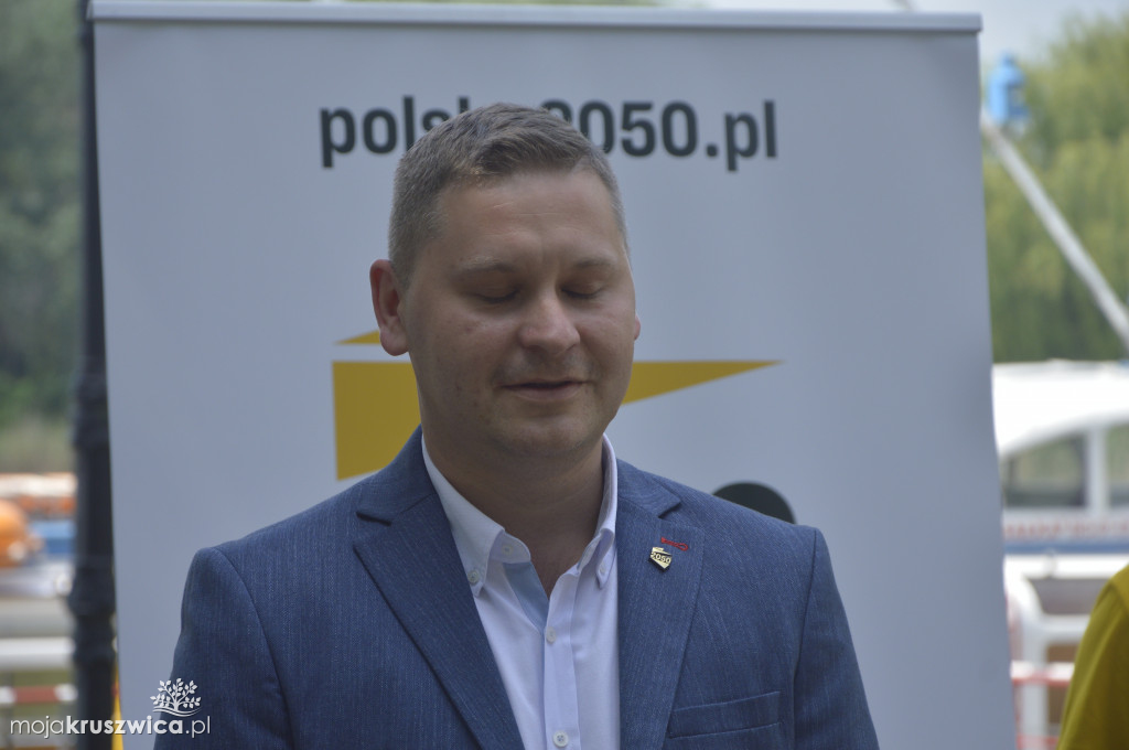 Szymon Hołownia odwiedził Kruszwicę