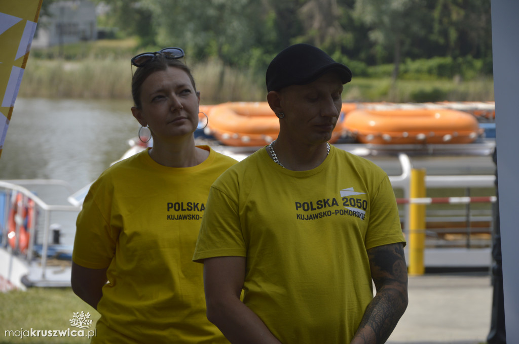 Szymon Hołownia odwiedził Kruszwicę