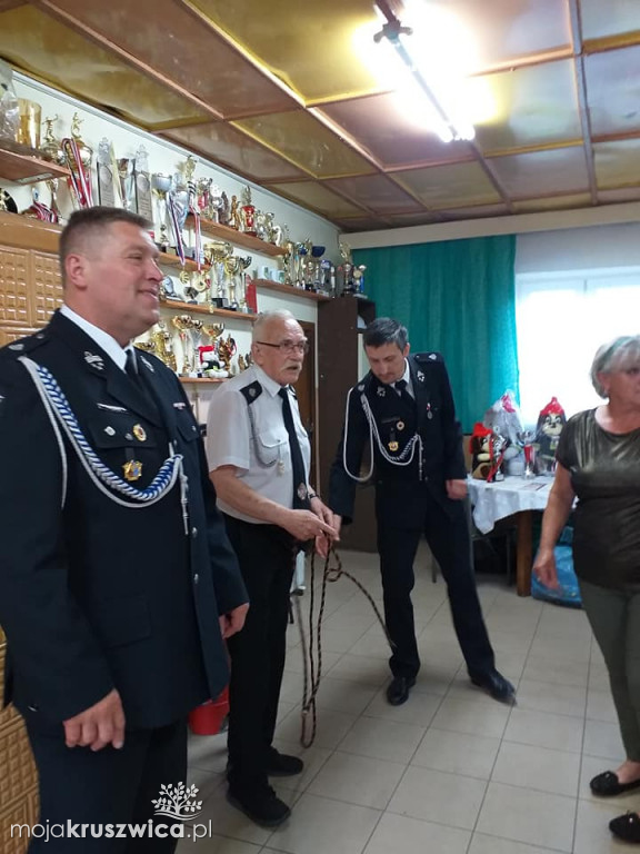 W Woli Wapowskiej zebrali się strażacy.
