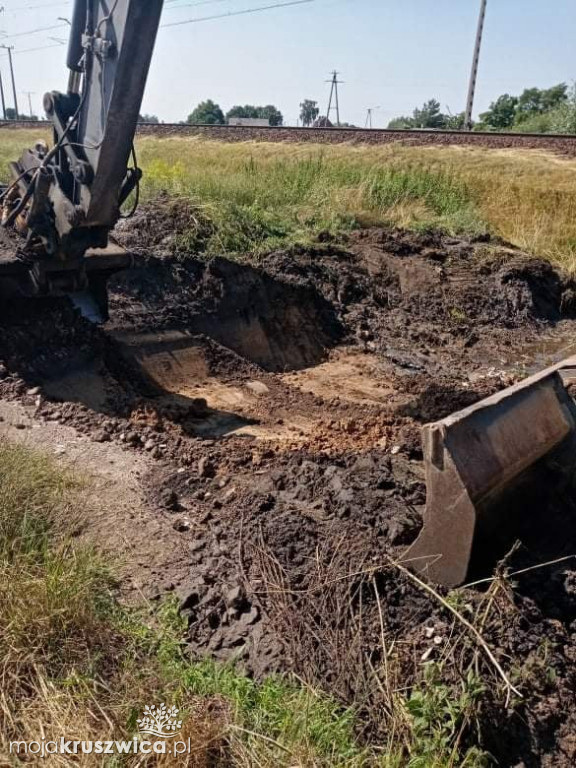  Wczoraj rozpoczęły się prace porządkowe na drodze w Bachorcach