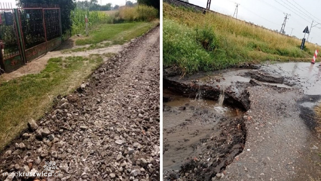  W Bachorcach utwardzono drogę, która została zniszczona przez ulewę [ZDJĘCIA]