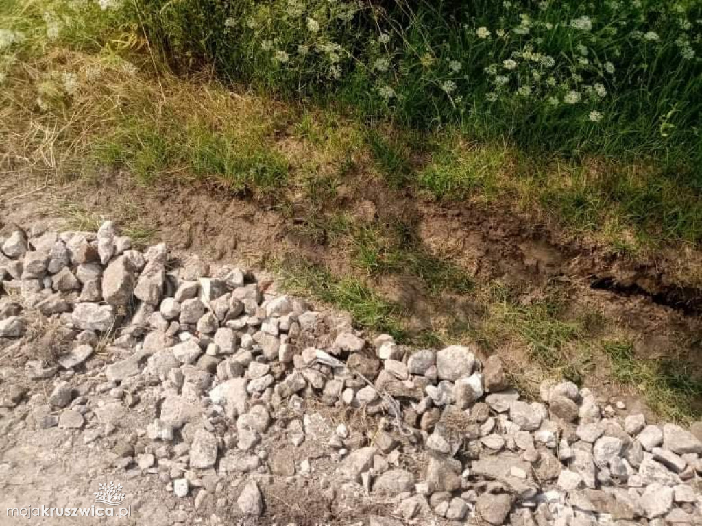  W Bachorcach utwardzono drogę, która została zniszczona przez ulewę [ZDJĘCIA]