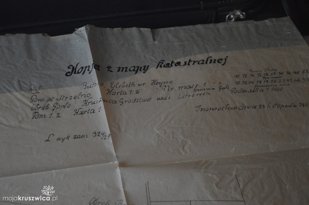 Dawna mapa katastralna Kruszwicy? Zobaczcie jakie dokumenty pozyskało Nadgoplańskie Towarzystwo Historyczne