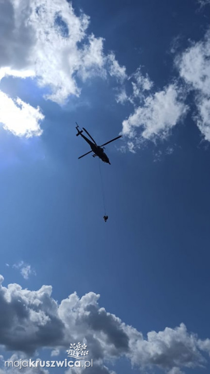 Nadgoplańskie WOPR i 56. Baza Lotnicza wzięły udział w ćwiczeniach na Gople [ZDJĘCIA, VIDEO]