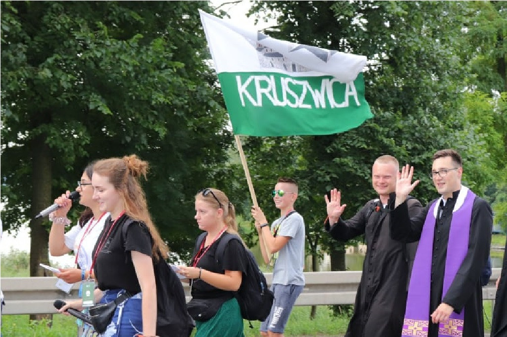Pielgrzymi na szlaku