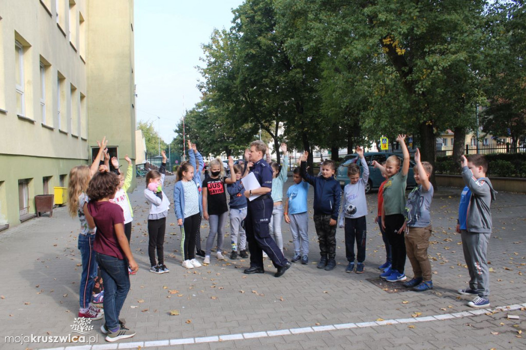 Inowrocławskie policjantki o „Bezpiecznej drodze do szkoły”