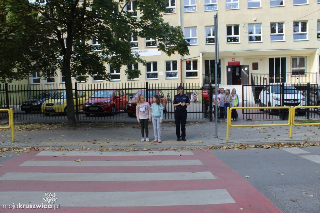 Inowrocławskie policjantki o „Bezpiecznej drodze do szkoły”