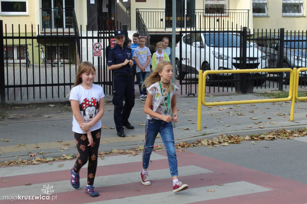 Inowrocławskie policjantki o „Bezpiecznej drodze do szkoły”