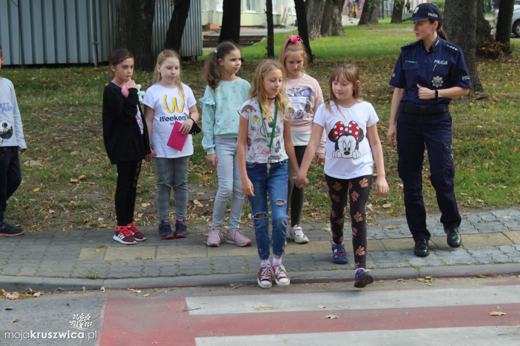 Inowrocławskie policjantki o „Bezpiecznej drodze do szkoły”
