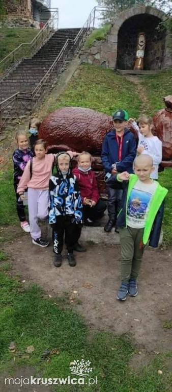 Uczniowie z Polanowic odwiedzili Nadgoplański Park Tysiąclecia w Kruszwicy