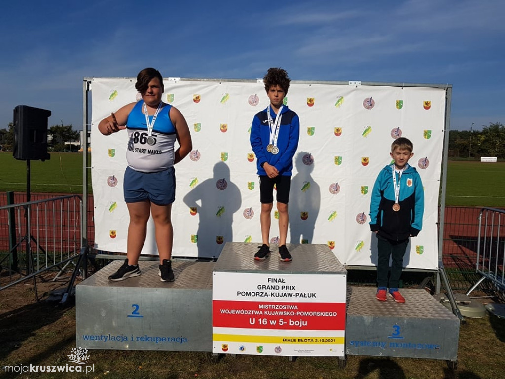 Liczne atletyczne sukcesy KS LZS Kruszwica i grad medali