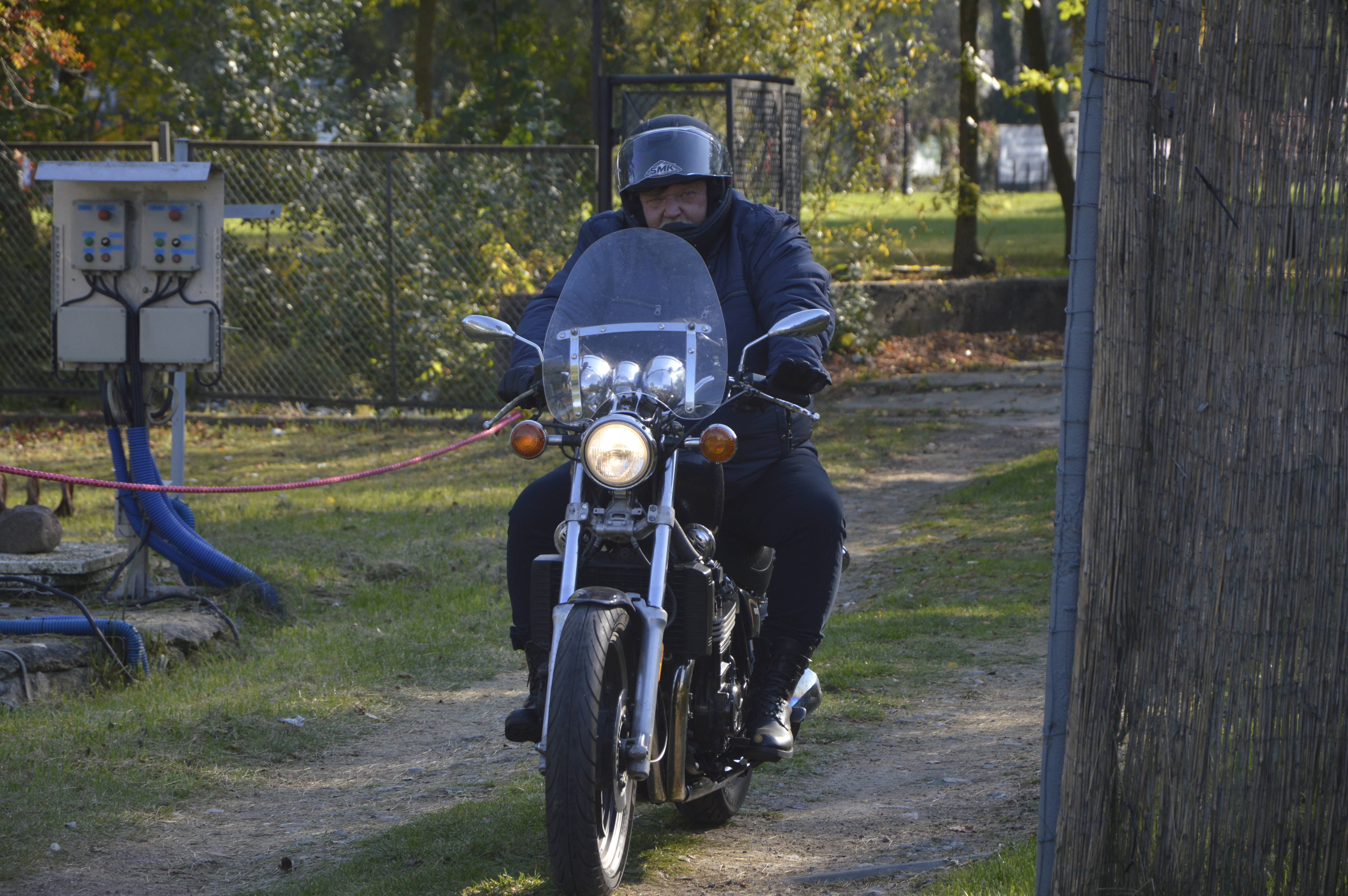 Motocykliści na ulicach Kruszwicy