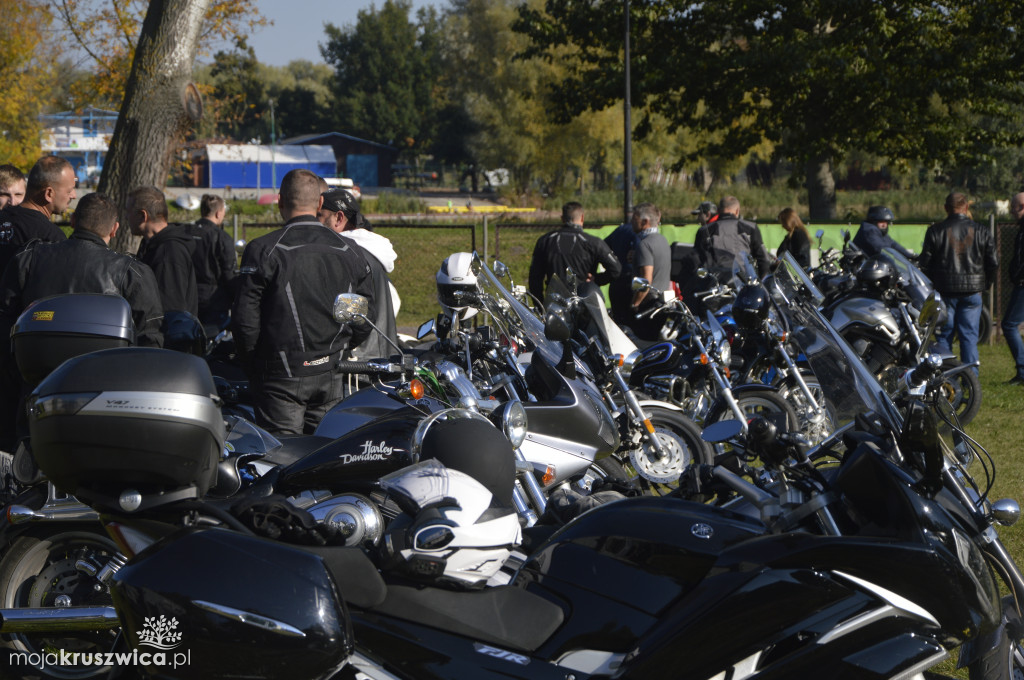 Motocykliści na ulicach Kruszwicy