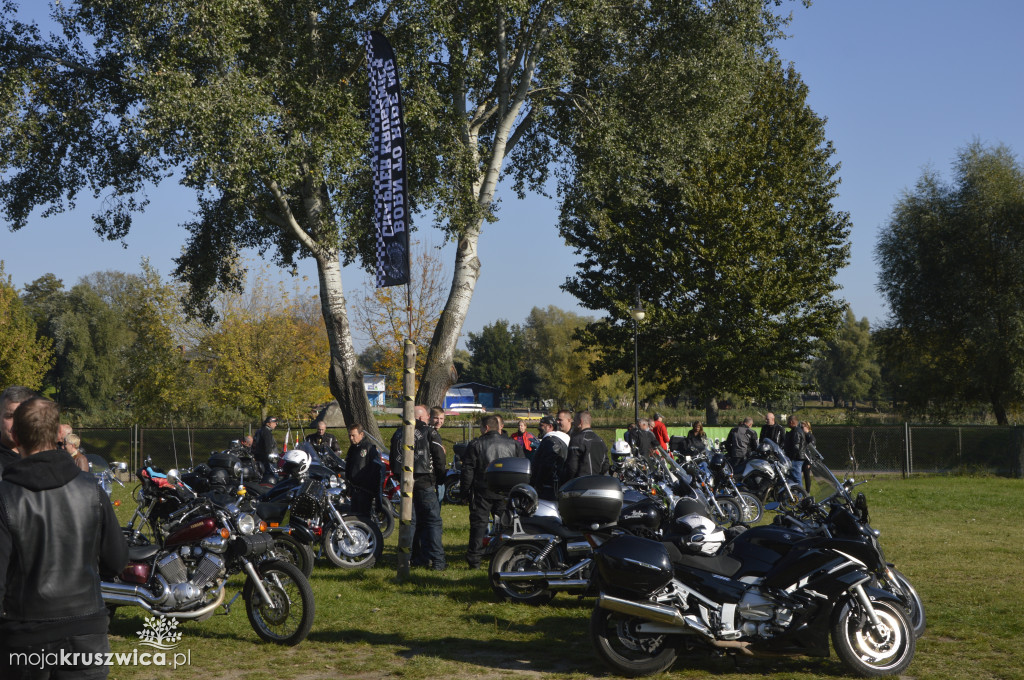 Motocykliści na ulicach Kruszwicy