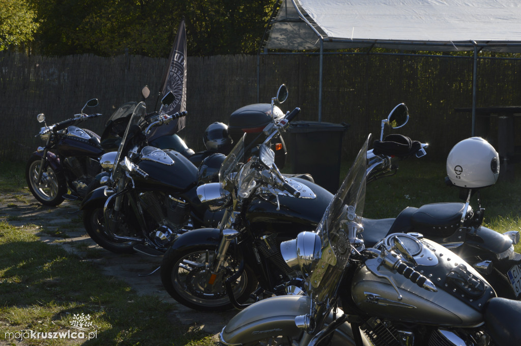Motocykliści na ulicach Kruszwicy