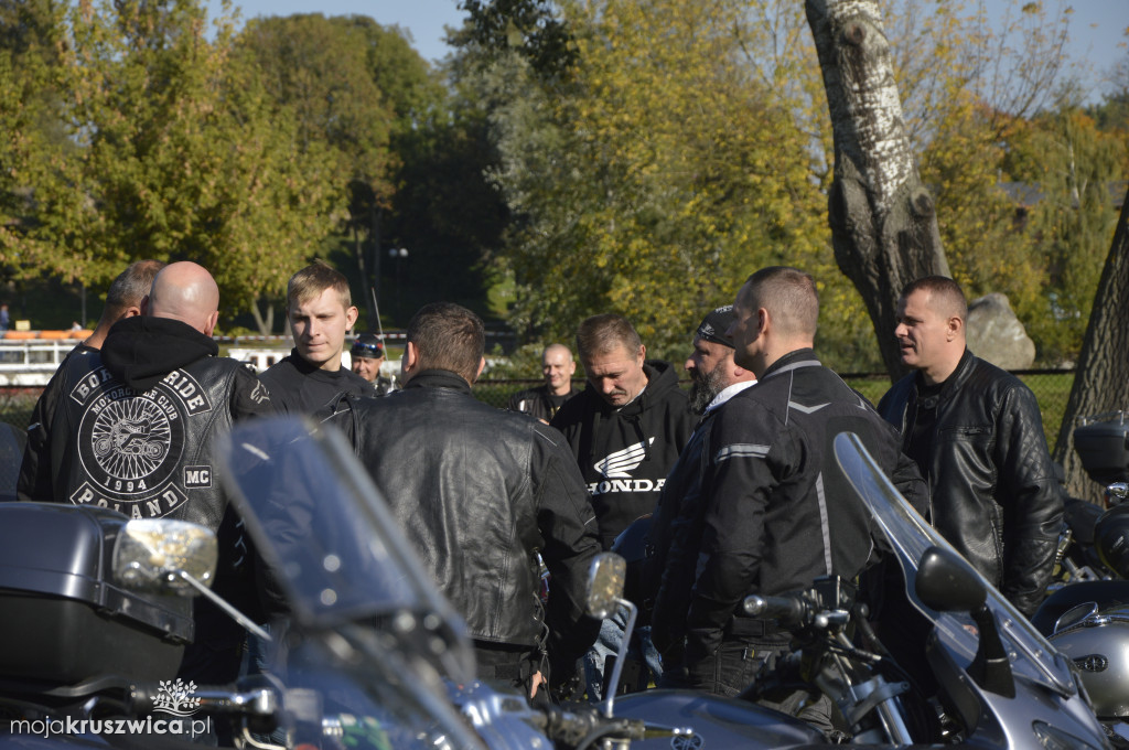 Motocykliści na ulicach Kruszwicy