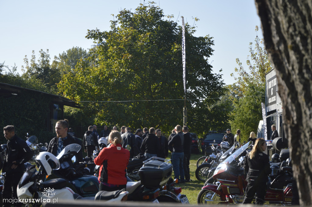 Motocykliści na ulicach Kruszwicy