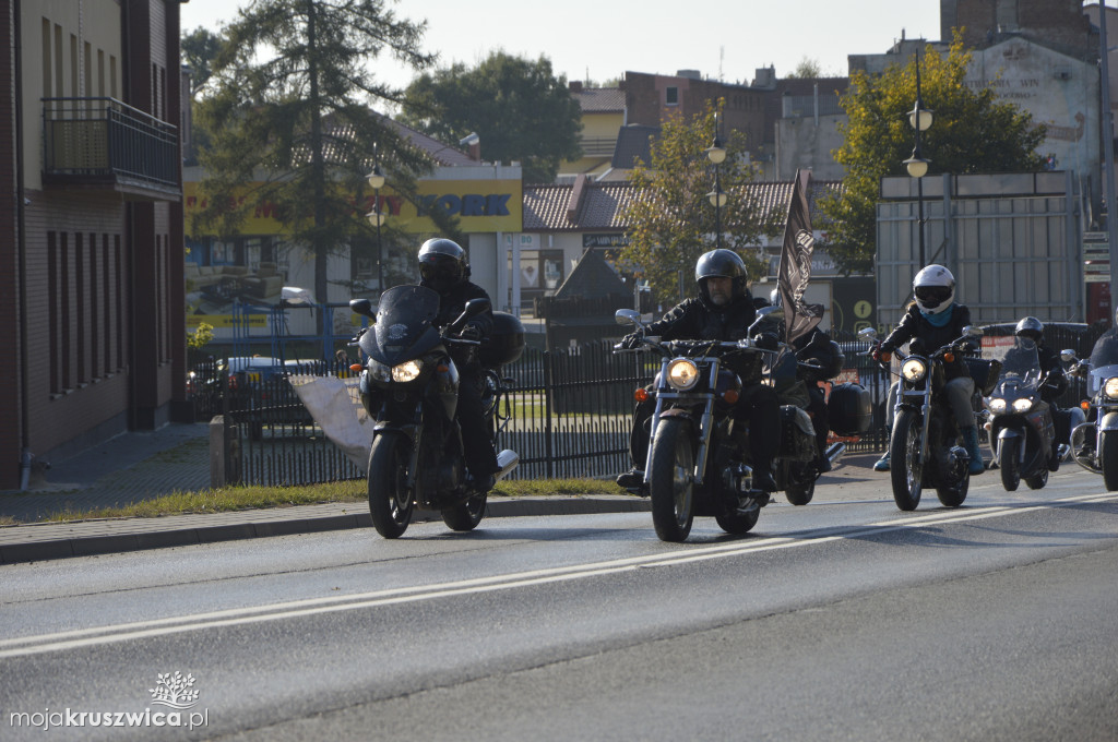 Motocykliści na ulicach Kruszwicy