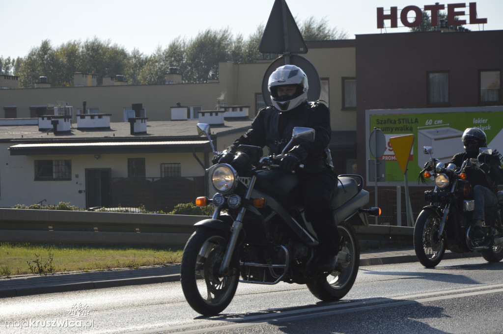 Motocykliści na ulicach Kruszwicy