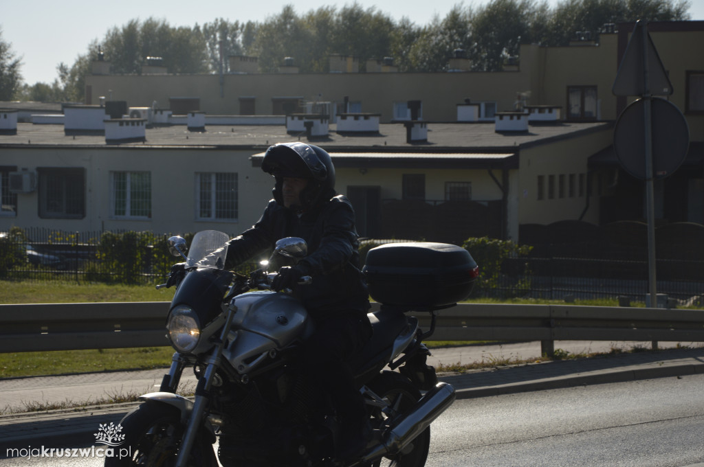 Motocykliści na ulicach Kruszwicy