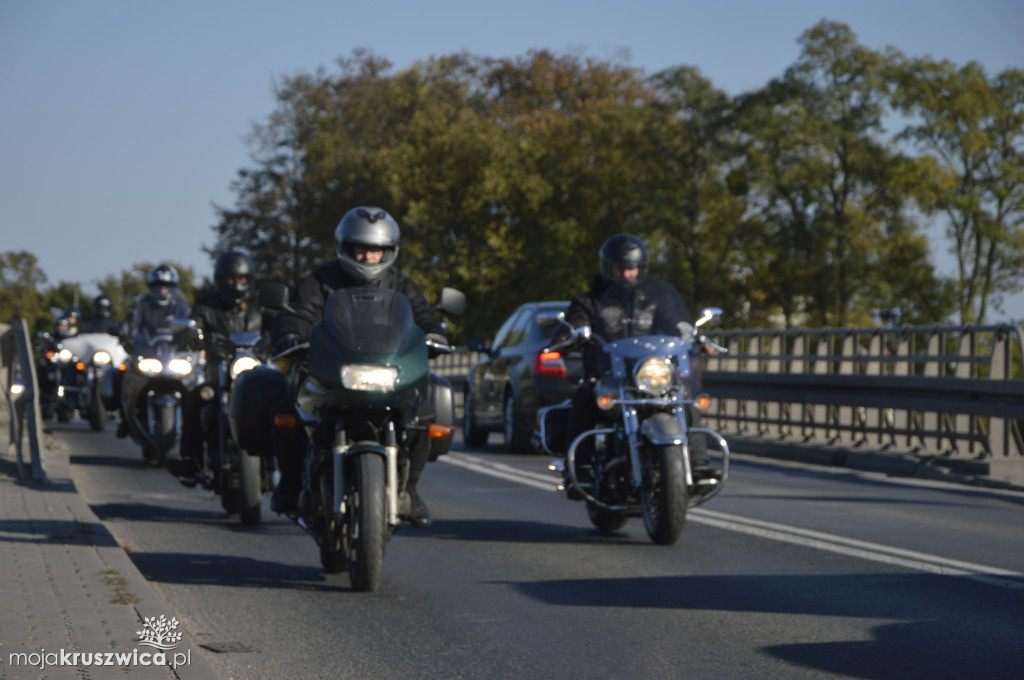 Motocykliści na ulicach Kruszwicy